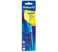Stylo plume - Pelikan - Twist Deep Blue - Couleur bleu foncé - Pointe moyenne - Non rechargeable