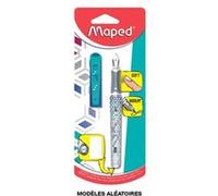 Maped Calligraph Peps Classic Stylo plume pour enfants Pointe iridique Personnalisable avec le nom Écriture douce et régulière Design ludique