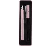 Stylo Plume - Pointe Moyenne - Rose - Rechargeable - Faber-Castell Sparkle