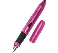 Stylo plume - Rechargeable - Pointe moyenne - Ergonomique - Rose - Online Switch Expert Rose