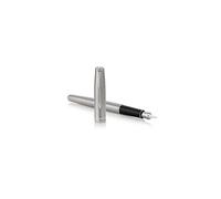 Parker Stylo plume Sonnet 1931509 – Acier inoxydable, garniture en palladium, pointe fine – Noir