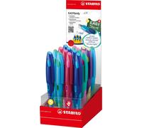 Stylo plume STABILO EASYbirdy pour droitiers, présentoir 16 pièces