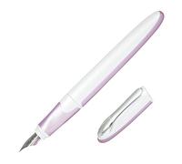 Stylo plume triangulaire ergonomique - Air Pastel Lilas - plume M (moyenne), pour cartouches d'encre standard ou convertisseur, pour l'école/collège/bureau