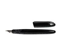 Stylo plume triangulaire ergonomique - Air Stardust - plume M (moyenne), pour cartouches d'encre standard ou convertisseur, pour l'école/collège/bureau
