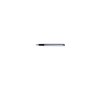 Waterman – Stylo-plume Graduate – Corps acier chromé – Section noire