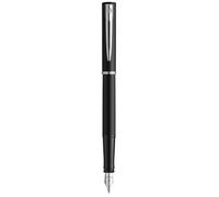 Stylo plume - WATERMAN - Graduate Allure - Laque noire satinée - Plume fine - Coffret cadeau