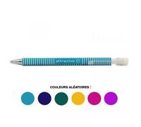 Stylo Porte-Mines 0.7 Mm Rayures Couleur Message Apli