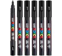 Stylo Posca Cf6 Poche Fine Noir - Indélébile - Etude - Mixte
