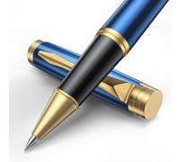 Stylo roller à encre liquide, meilleur joli coffret cadeau pour homme et femme, stylo à bille rechargeable, stylo à bille manuscrite, stylos de créateur, stylo professionnel, stylo de luxe avec étui
