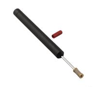 Stylo roller de teinture pour bords en cuir, poignée en aluminium avec têtes remplaçables, pour une application lisse de l'huile, outil de teinture efficace, pour l'artisanat du cuir et les projets de