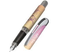 ONLINE stylo roller ergonomique Licorne │ pour l'école et le lycée │ poignée ergonomique pour gauchers et droitiers │ cartouches d'encre standard, rechargeables, couleur bleue │ pour filles et garçons