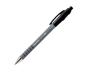 Stylo roller Papermate Flexgrip Gel rétractable pointe 0,7 mm - écriture moyenne - noir