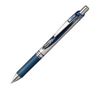 Pentel Stylo roller EnerGel BL77 rétractable pointe 0,7 mm écriture moyenne bleu nuit