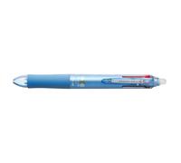 Pilot Stylo bille Frixion Ball 4, 0,5 mm, extra fin, 4 couleurs (noir, rouge, bleu et vert), bleu clair (LKFB-80EF-LB)