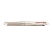 Stylo roller Pilot FriXion Ball 4 couleurs effaçable rétractable pointe 0,5 mm - Corps champagne