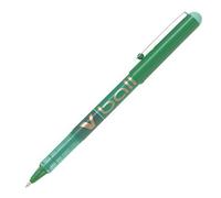Stylo roller Pilot V-Ball à capuchon pointe 1 mm - écriture large vert