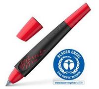 Schneider 188882 Breeze Stylo roller (En plastique recyclé, récompensé par l'ange bleu, couleur d'écriture : bleu roi, effaçable) Noir/rouge