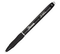 Stylo roller Sharpie S-Gel rétractable pointe 0,7 mm - écriture moyenne - noir