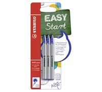 STABILO Lot de 5 Blisters de 3 recharges STABILO EASYoriginal 0,3 mm - encre bleue effaçable