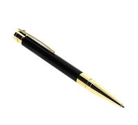Stylo roller | Stylo Bille | Stylo Rechargeable | Stylo Feutre | Coffret cadeau | Stylo Bille à Pointe Médium | Collection D INITIAL | en Laque Naturelle Noire Finition Or Jaune | ST DUPONT