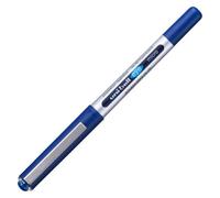 Uni Stylo roller Eye pointe fine - corps en polypropylène argenté encre bleue
