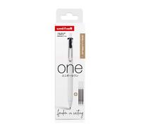 Stylo roller Uni Ball One rétractable pointe 0,7 mm - écriture moyenne - encre noir