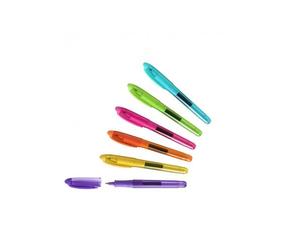 Stylo roller wonday rechargeable coloris assortis + 1 cartouche d'encre bleue