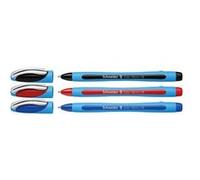 Schneider Stylo-bille Slider Memo XB – capuchon, pointe extra-large – lot de 3 Noire/Bleue/Rouge