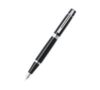 Stylo Sheaffer Modern Elegant 300 noir brillant/plaqué chrome dans une boîte cad