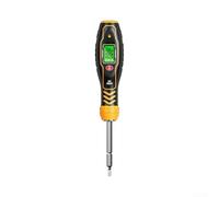 Stylo testeur de tension numérique | NCV 30-1000V Détecteur de point d'arrêt Phillips Embouts à tête plate Rechargeable pour électricien DIY