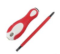 Stylo testeur électrique combiné avec tournevis à tête fendue et cruciforme PH1 SL4 PH1 SL5 PH2 SL6 pour des tâches de détection de tension et de fixation sûres (PH1 et SL4)
