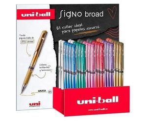 Stylo Uni Ball Signo Broad UM-153, lot de 36 Enfants Taille unique