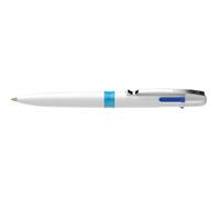 Schneider Pen Stylo-bille 4 couleurs Take 4 Viscoglide médium clip métal corps plastique recyclé