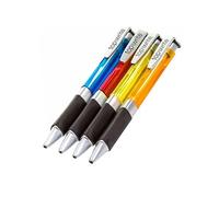 Stylos à Bille Topwrite Lot de 4 Grip Confort Caoutchouc Multicolore