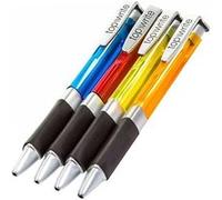 Stylos à Bille Topwrite Lot de 4 Grip Confort Caoutchouc Multicolore Multicolore