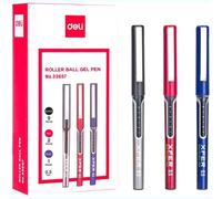 Stylos À Gel À Bille Roulante (9 Noirs, 2 Rouges Et 1 Bleu), 12 Paquets De Stylos À Encre À Gel Liquide Sans Saignement, À Séchage Instantané, Sans Bavures