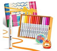 Stylos à peinture acrylique pour surfaces, 30 couleurs, résistants à l'eau, à séchage rapide, non toxiques, adaptés pour le verre, le bois, la céramique, et pour les travaux de bricolage