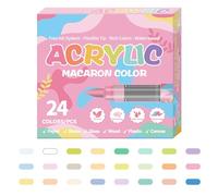 Stylos de peinture Color Art - Collection de marqueurs riches en pigments, outils d'illustration à pointe de pinceau flexible, encre artisanale permanente à débit fluide, fournitures de dessin sûres