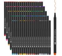 Stylos feutres fins, 100 pièces, pointe fine de 0,4 mm, pour l'écriture et le dessin