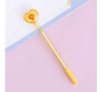 Stylos Gel Créatifs En Cristal Transparent, 4 Pièces, Mignon Kawaii Coloré, Amour, Papeterie Scolaire Et De Bureau