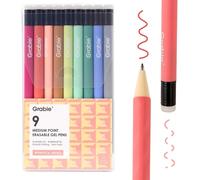Stylos gel effaçables, différentes couleurs d'encre pour dessiner et écrire, 9 couleurs
