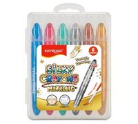 Stylos gel métalliques KEYROAD, paquet de 6, assortiment de couleurs métalliques,