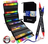 Stylos marqueurs acryliques, 120 couleurs, double embout, 0,5-5 mm, résistants à l'eau, pour verre, céramique, tissu, pierre