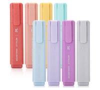 Stylos marqueurs pailletés, lot de 8, couleurs métallisées, pointe biseautée