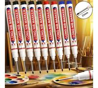 Stylos marqueurs permanents, stylos marqueurs à base d'huile, stylos marqueurs à longue pointe, stylos marqueurs pour le travail du bois, imperméables et anti-bavures, convenant pour le marquage prolo