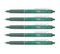 Stylos roller rétractable - PILOT - Frixion Ball Clicker - 0,7 mm - Vert - Effaçable et rechargeable