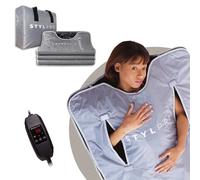 STYLPRO Couverture de sauna infrarouge pour la maison | Sauna portable et couverture thermique | Relaxation, transpiration et thérapie infrarouge | Chaleur réglable, sauna domestique pliable