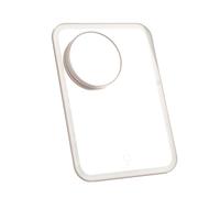 StylPro Miroir de courtoisie avec Miroir magnétique grossissant x 10 | Rechargeable | Lumières LED à intensité Variable avec Bouton pour écran Tactile | Support réglable | Étui de Voyage de Luxe Doux