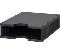 styro 268-1102.09 styro Module d'extension styrodoc uno, 2 compartiments, blanc/noir