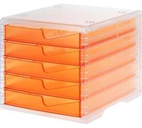 styro 275-8430.24124 styro Schubladenbox styroswingbox light apricot DIN C4 mit 5 Schubladen